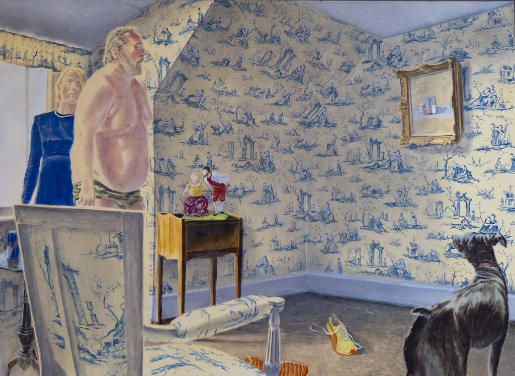 Kevin Melchionne Cumbersome and Unrefined Feelings, 2026 Oil on panel 20 x 28 inches