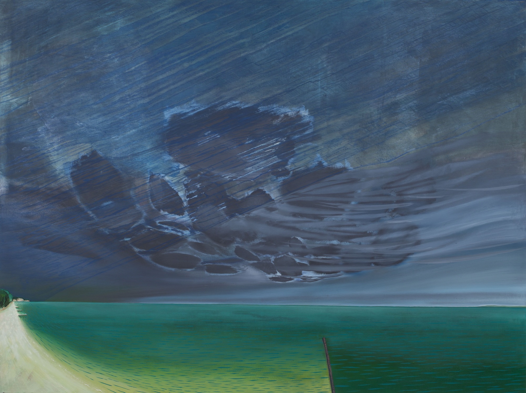 Sue McNally Chesapeake Storm, VA, 2014 Oil on canvas 72 x 96 inches
