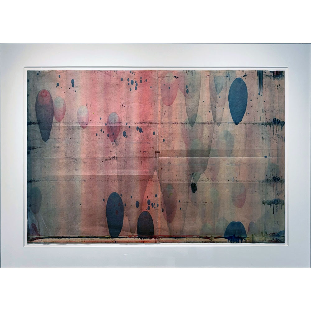 R.C. Baker Jornada del Muerto +250,000 years, 2008 A Monoprint 23 x 24 inches, 32 x 43 inches, framed