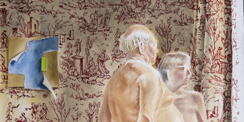 Kevin Melchionne A Quiet Dream of Shelter and the Serenity it Brings (detail), 2026 Oil on panel 20 x 23 inches