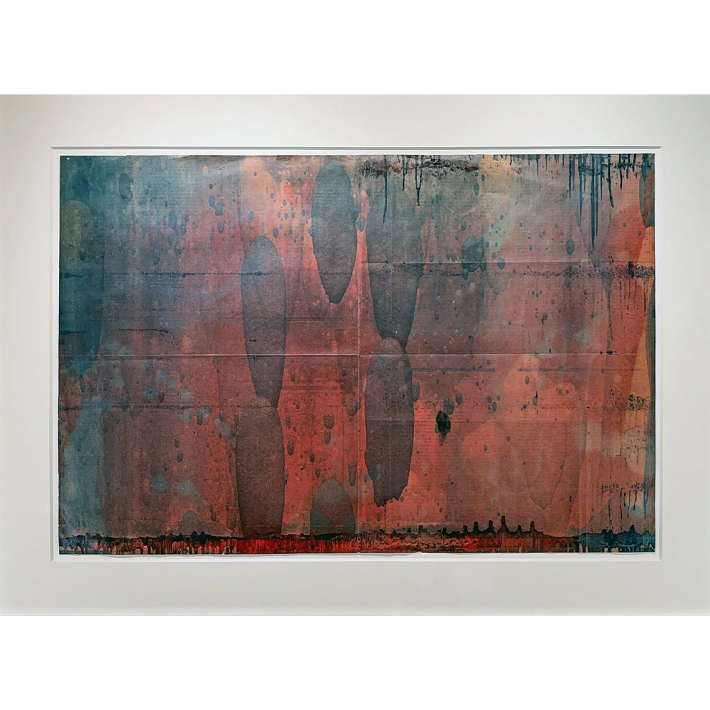 R.C. Baker Jornada del Muerto +400,000 years, 2008 A Monoprint 23 x 24 inches, 32 x 43 inches, framed
