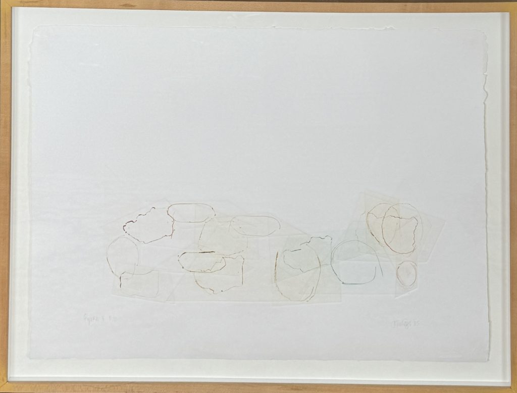 John Cage Ryoku, 1985 A set of 13 color dry points 18 × 24 in.