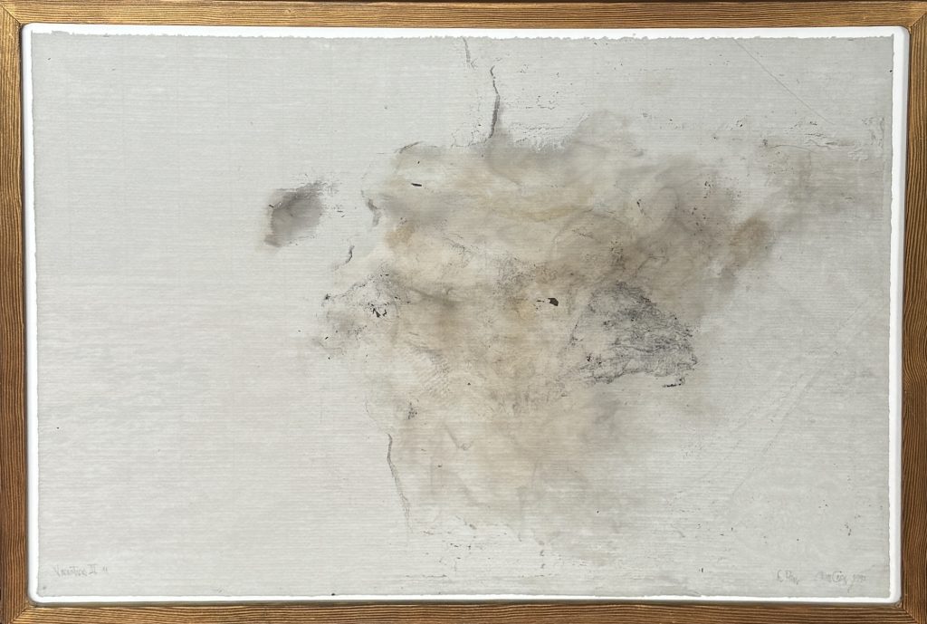 John Cage Variations III, 1987-89 From the series of 48 unique color aquatints with flat bite etching 22 3/4 x 30 in.