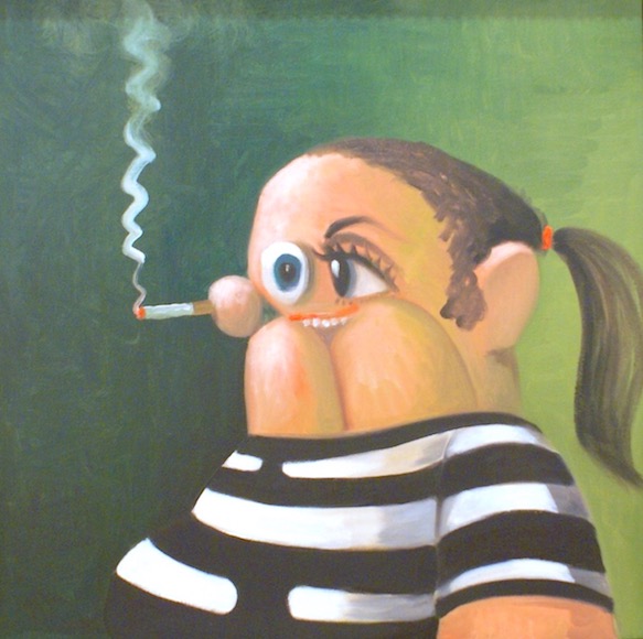 George Condo, Teenage Smoker