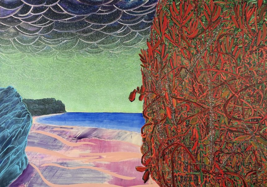 Sue McNally My New England Home, 2025 Oil, acrylic on canvas 84 x 120 inches