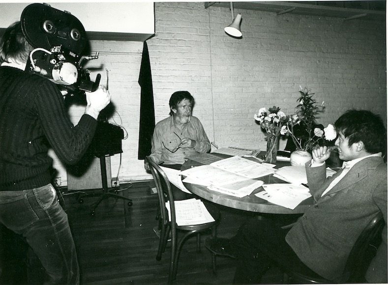 John Cage and Nam June Paik, early 1970s