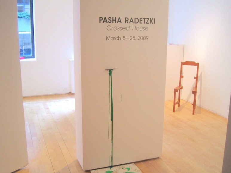 Pasha Radetzki, Crossed House, installation view