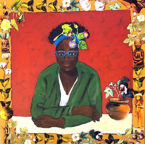 Janet Taylor Pickett, Self Portrait with Vessel
