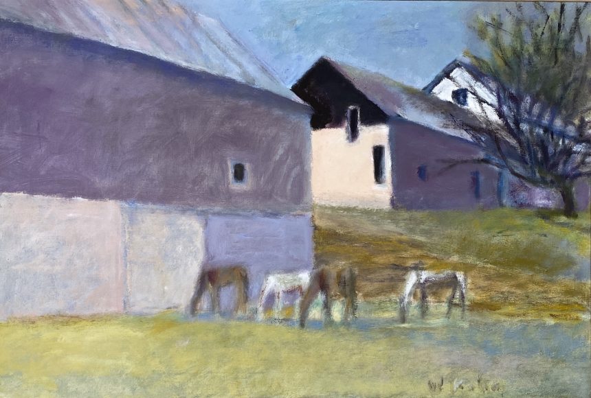 Wolf Kahn, Lucy Bump's Barn