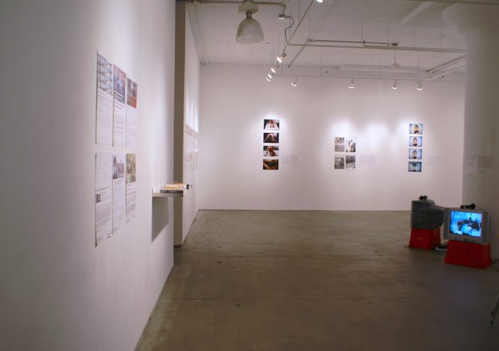 Slought in New York, installation view