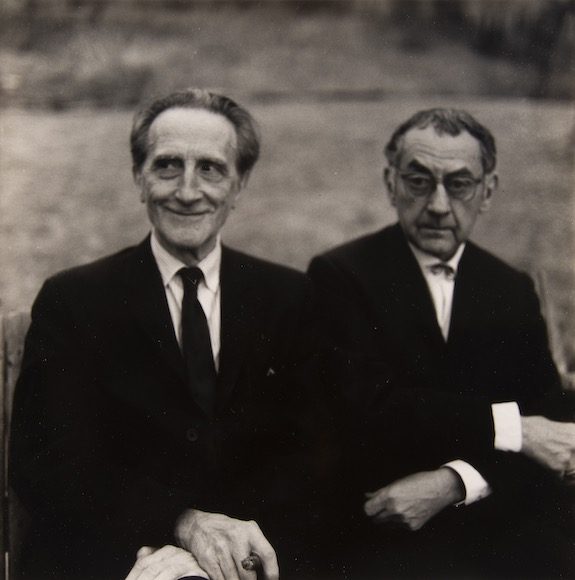 Naomi Savage, Untitled [Smiling Marcel Duchamp and Man Ray]