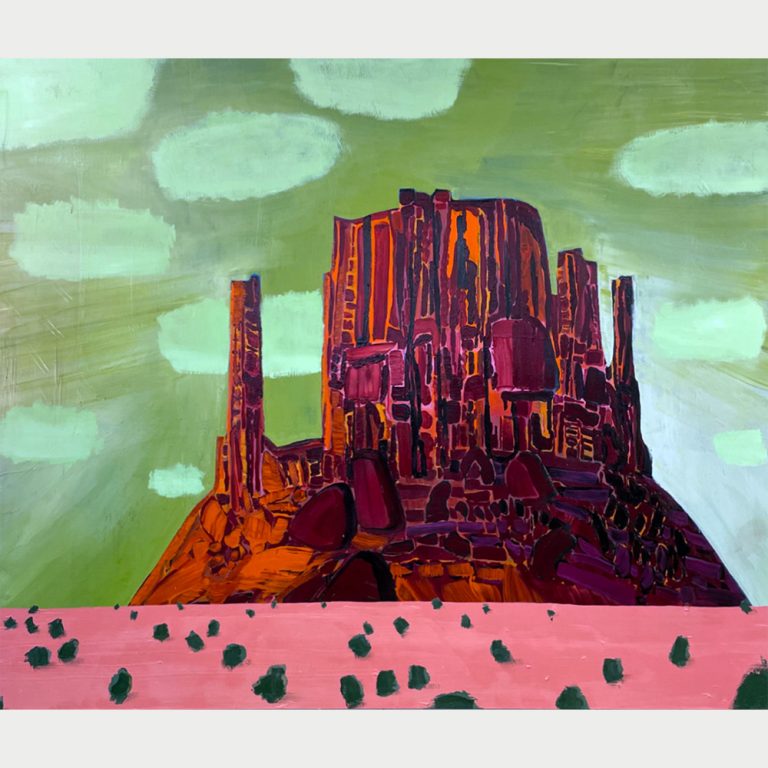 Sue McNally Mitten, 2020 Acrylic and oil on canvas 68 x 80 inches