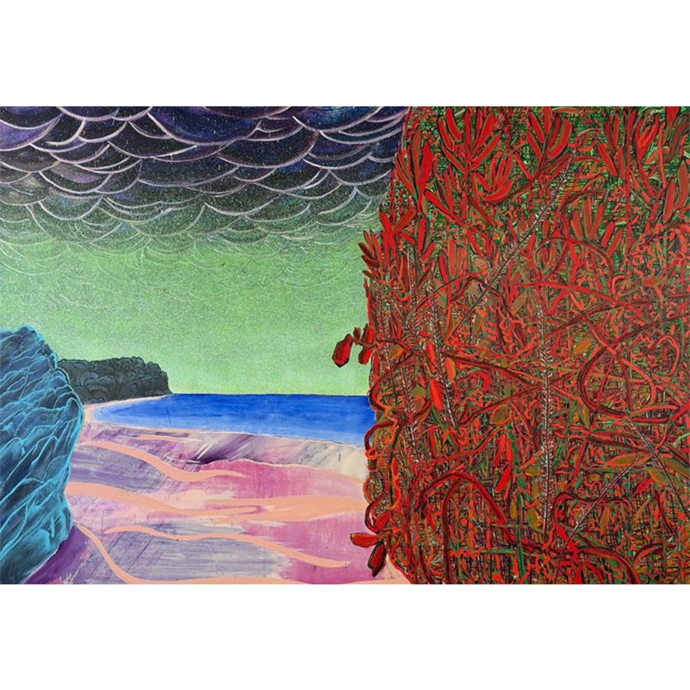 Sue McNally My New England Home, 2025 Oil, acrylic on canvas 84 x 120 inches